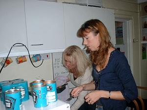 Cooks in the kitchen